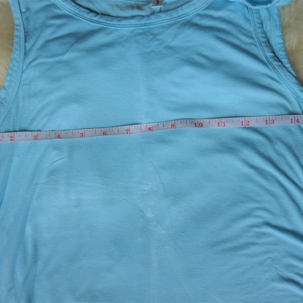 SOLD. Sleeveless Casual Loose T-Shirt Dress - Picture 8 of 8